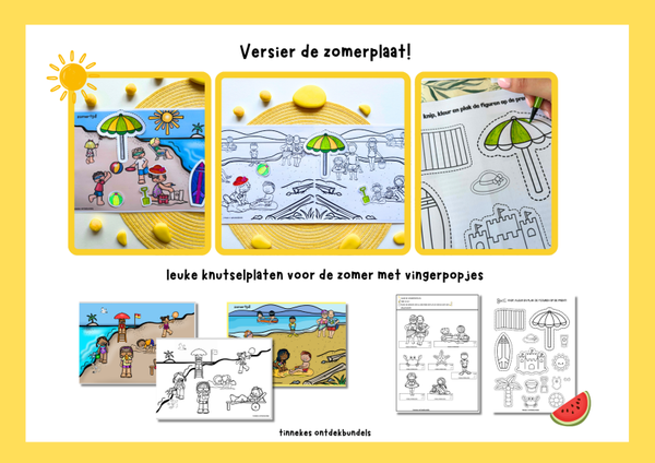 Versier de zomerplaten!