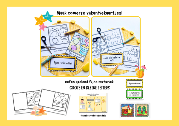 Maak een vakantiekaartje!