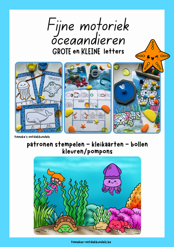 Oceaandierenbundel fijne motoriek 2