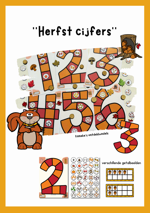 Spelen met herfstcijfers