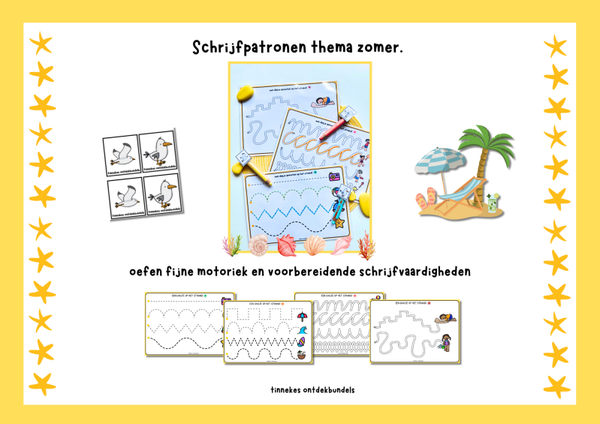 Schrijfpatronen zomer