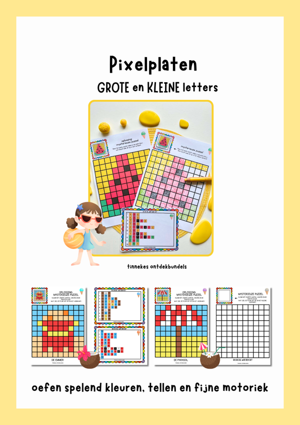 Pixelplaten zomer