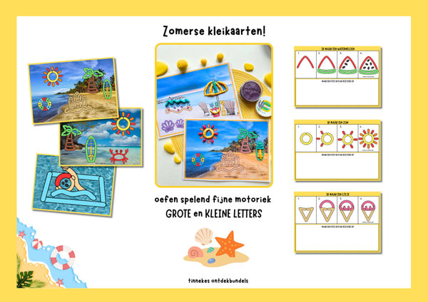 Zomer kleikaarten