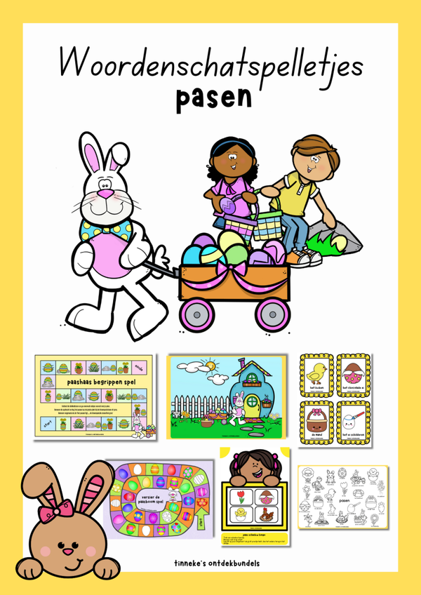 Pasen woordenschatspelletjes