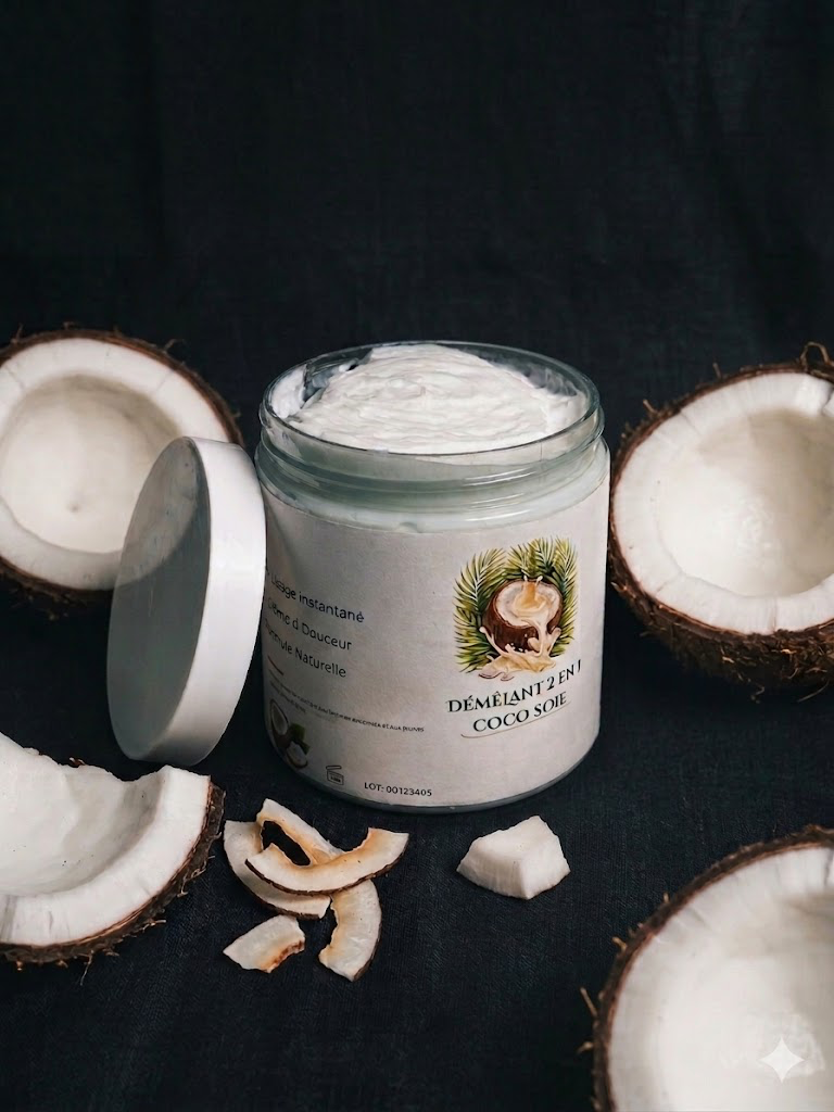 Démêlant à l huile de Coco "Coco soie"