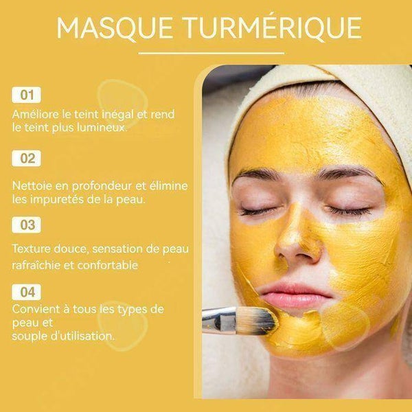 Masque eclat au curcuma & aloe vera