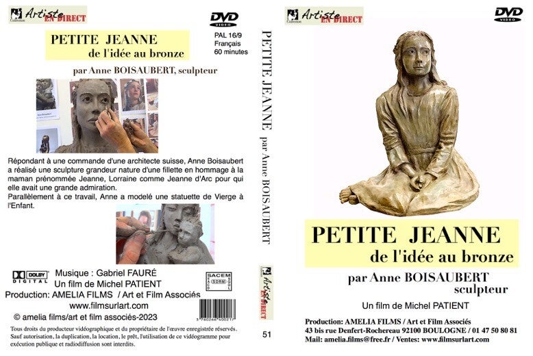 AED 51 - PETITE JEANNE, de l'idée au bronze, par Anne BOISAUBERT