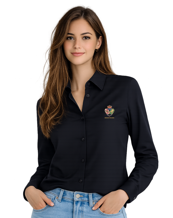 CAMISA SEÑORA NEGRA ESCUDO