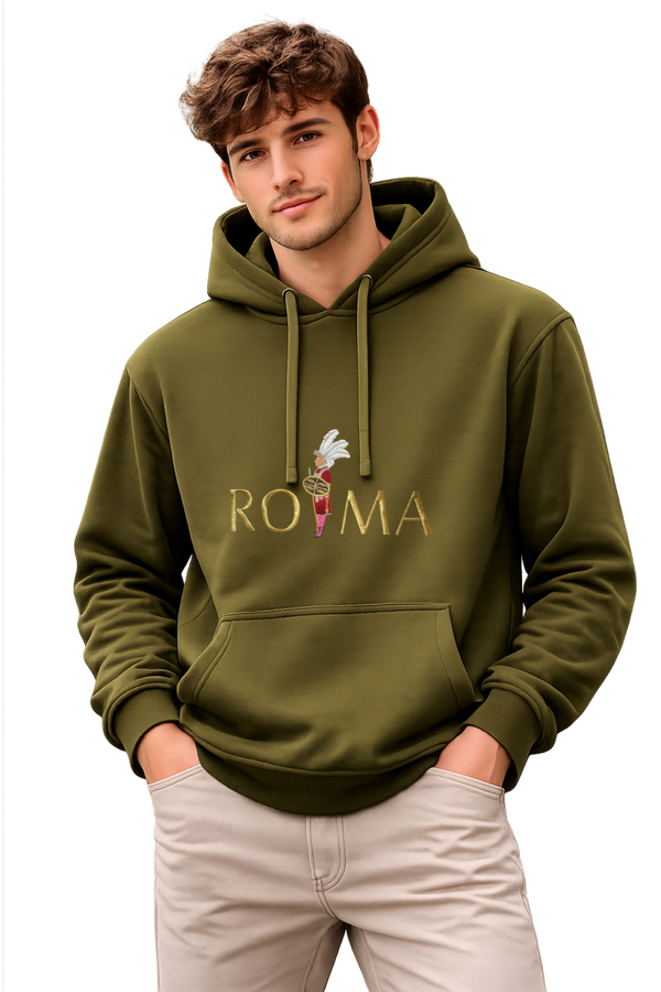 SUDADERAS KHAKI CAPUCHA ROMA