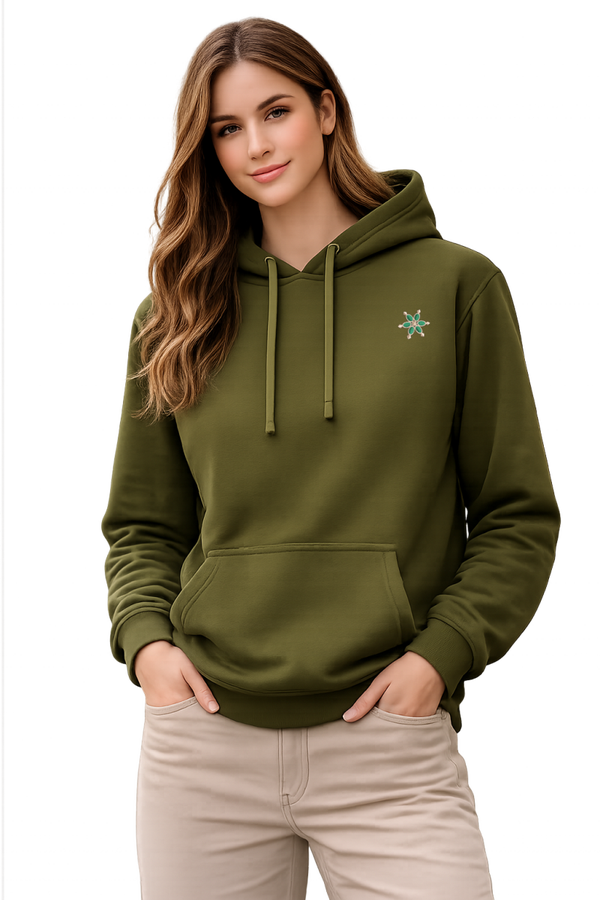 SUDADERAS KHAKI CAPUCHA MARIQUILLA
