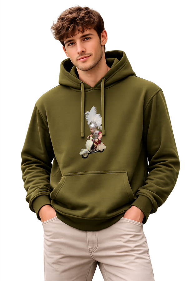 SUDADERAS KHAKI CAPUCHA SCOOTER
