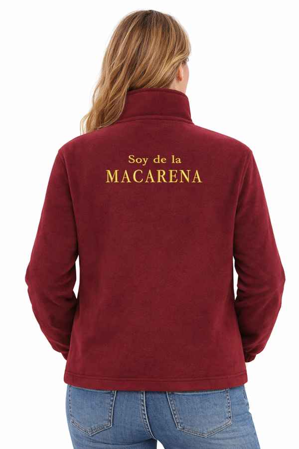 POLAR BURDEOS SOY DE LA MACARENA SEÑORA
