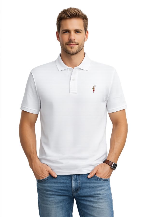 POLO BLANCO CABALLERO ARMAO