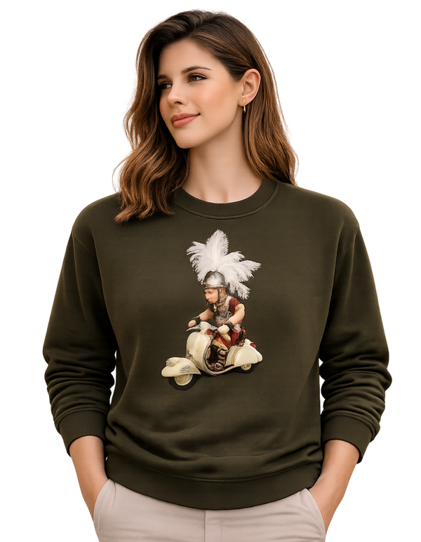 SUDADERA KHAKI SCOOTER SEÑORA
