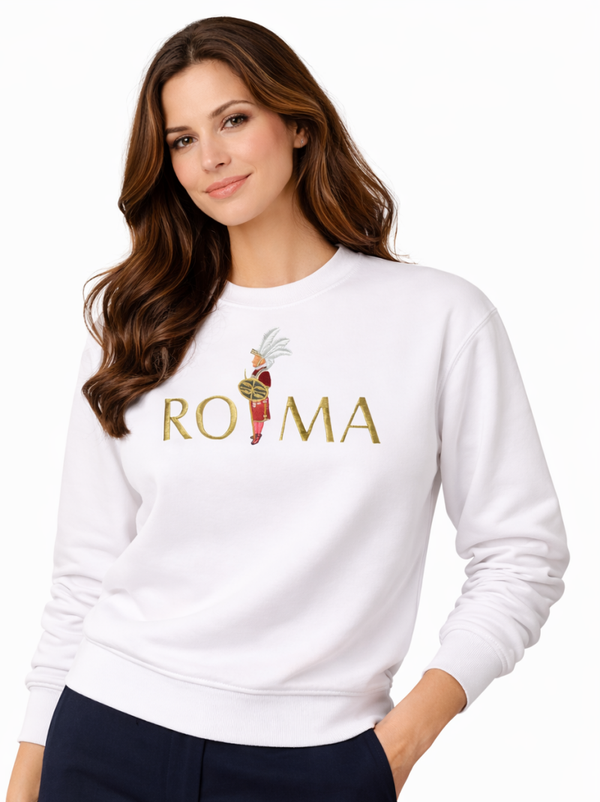 SUDADERA BLANCA ROMA SEÑORA