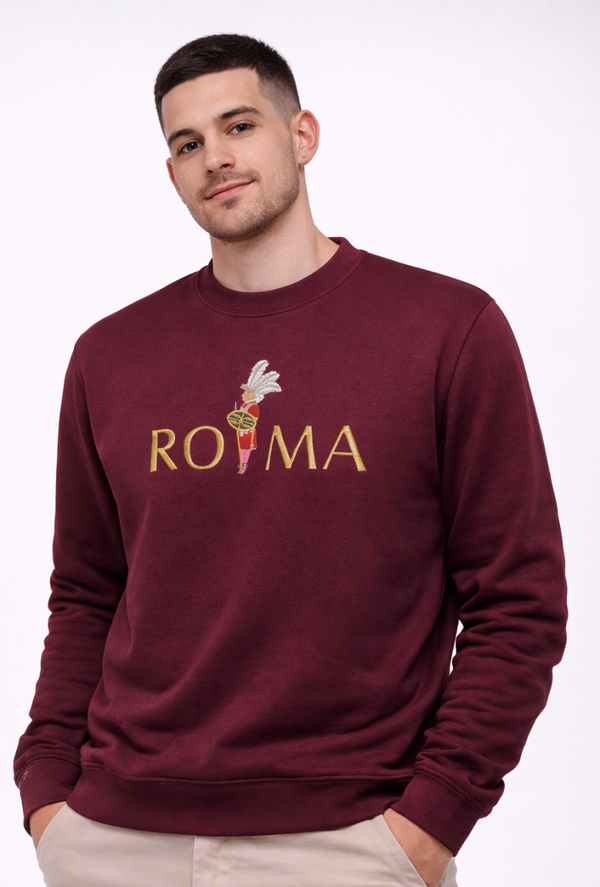 SUDADERA BURDEOS ROMA CABALLERO