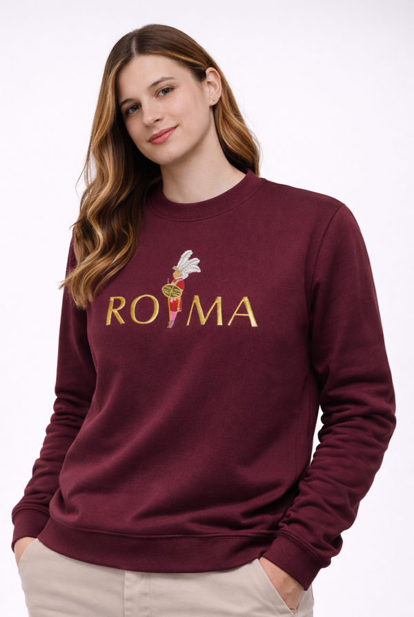 SUDADERA BURDEOS ROMA SEÑORA