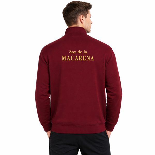 SUDADERAS BURDEOS Soy de la MACARENA