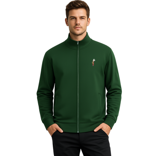 SUDADERAS CREMALLERA VERDE ARMAO