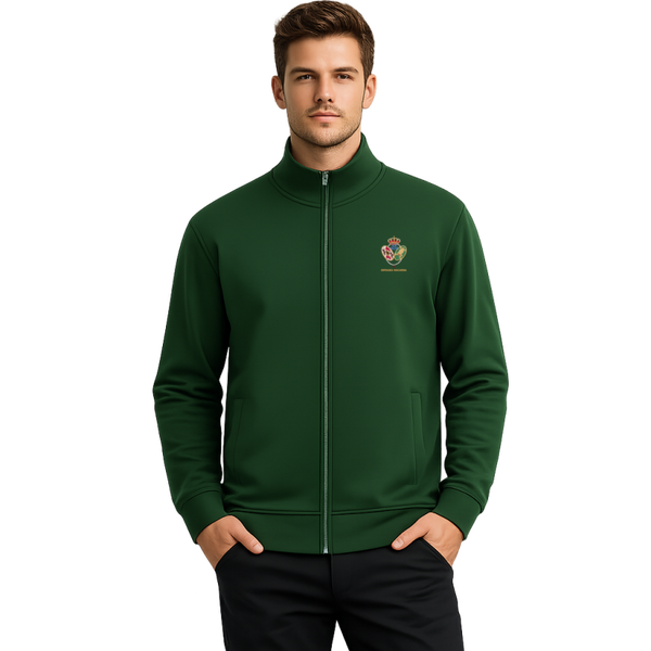 SUDADERAS CREMALLERA VERDE ESCUDO
