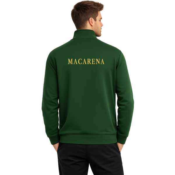 SUDADERAS VERDE ESCUDO - MACARENA