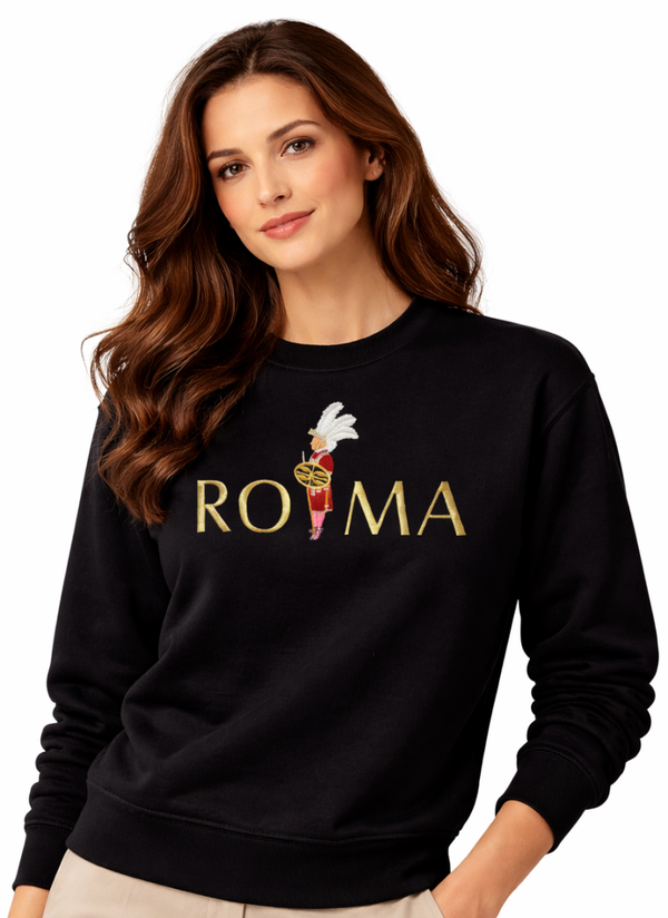 SUDADERA NEGRA ROMA SEÑORA