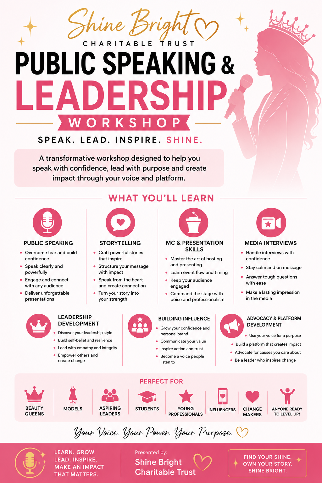 Public Speaking & Leadership Workshop