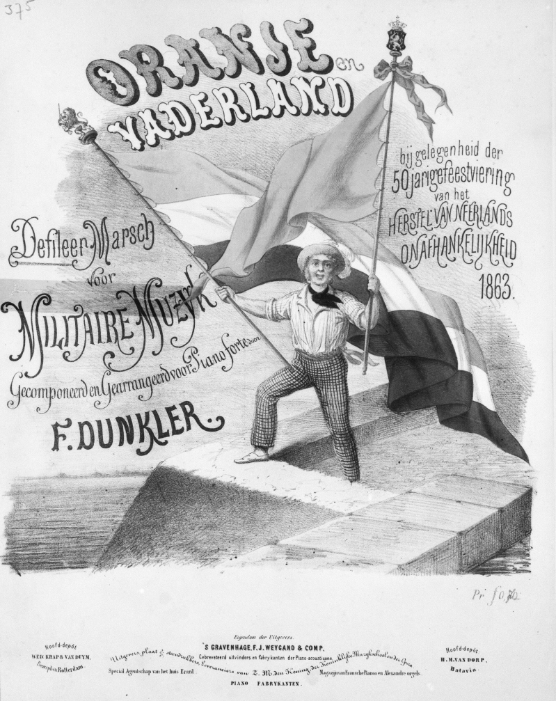Dunkler: Defileermars Oranje en Vaderland, Koninklijke Militaire Kapel, Grenadiers en Jagers, militaire muziek