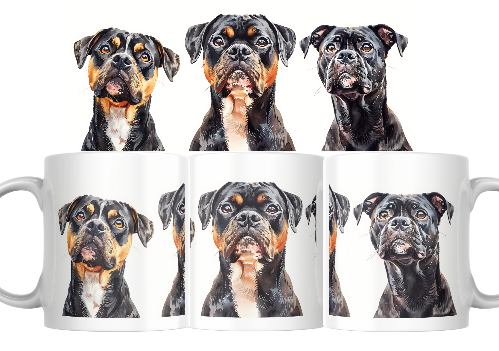 Mok - Staffordshire Bull Terrier (Zwart)