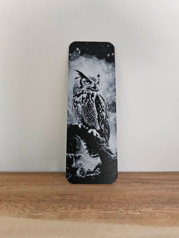 Boekenlegger 3D print - Uil Nacht
