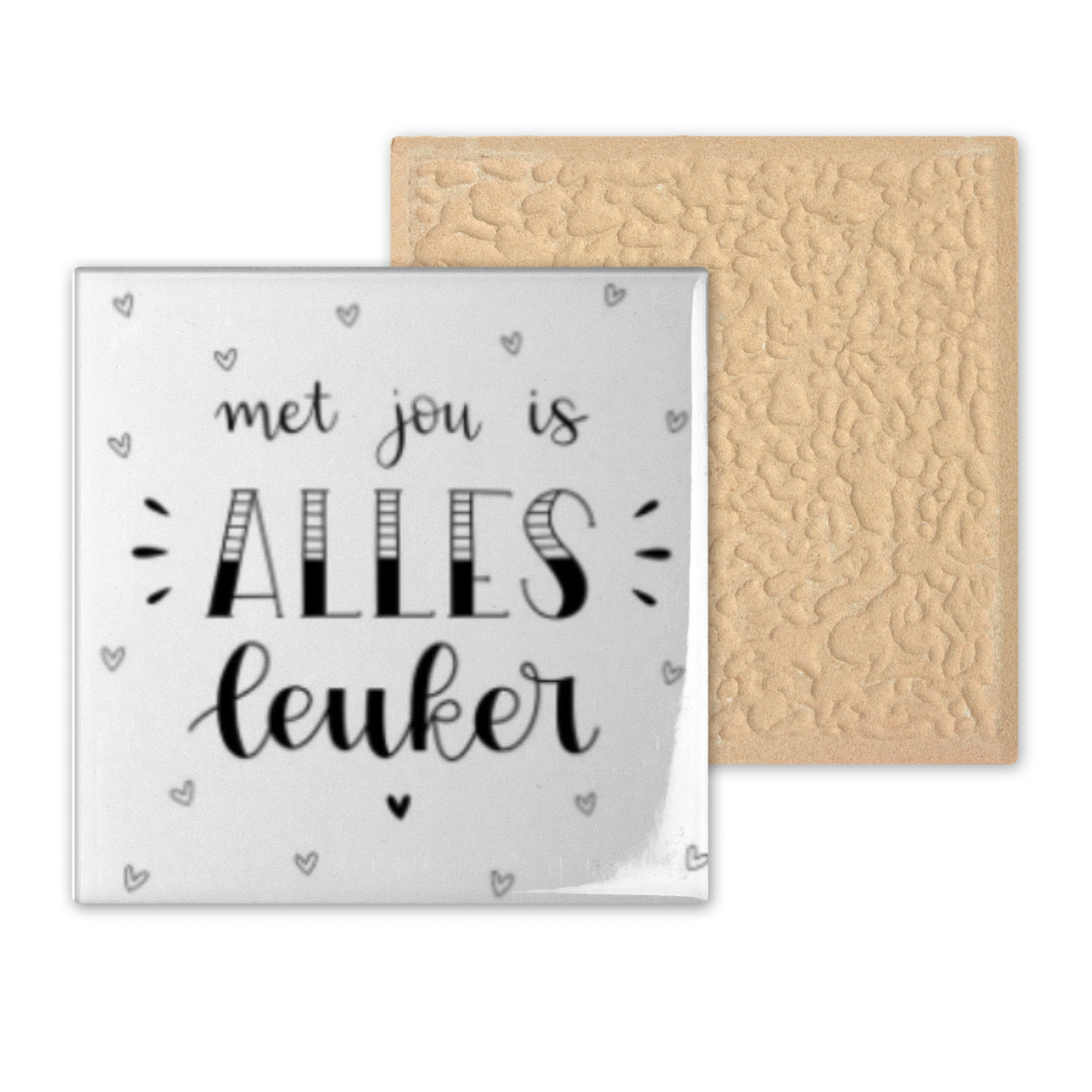 Tegel klein - Met jou