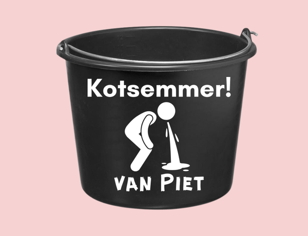 Cadeau emmer -  Kots emmer man