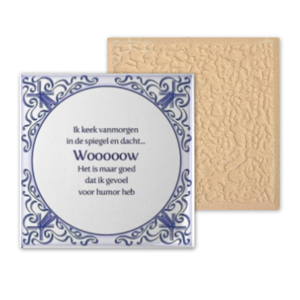 Tegel klein - Keek in de spiegel