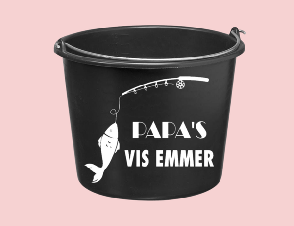 Cadeau emmer - papa's vis emmer