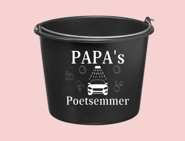 Cadeau emmer - papa's poetsemmer