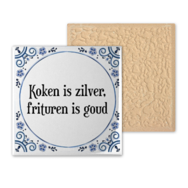Tegel klein - Koken is zilver