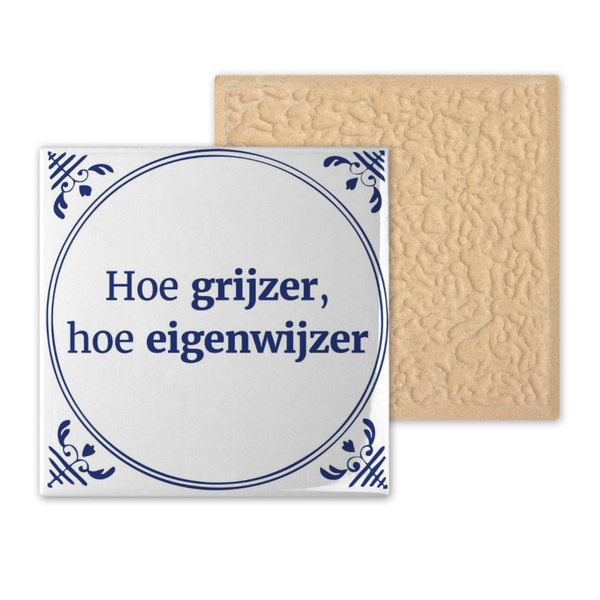 Tegel klein - Hoe grijzer