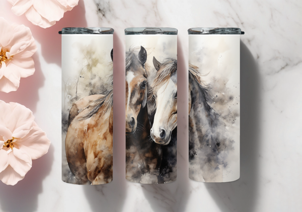 Tumbler `paarden duo