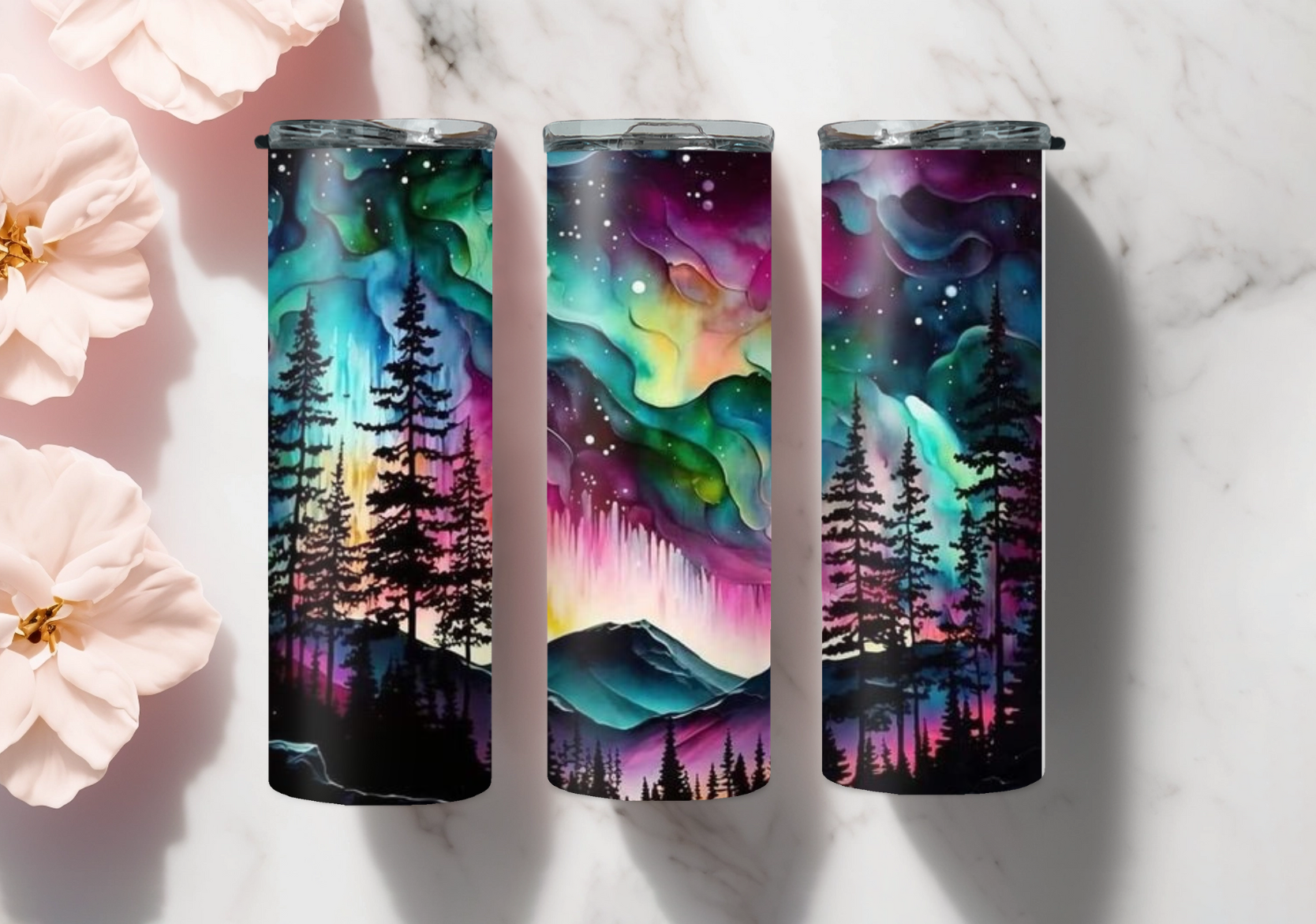 Tumbler - Colorful Forest
