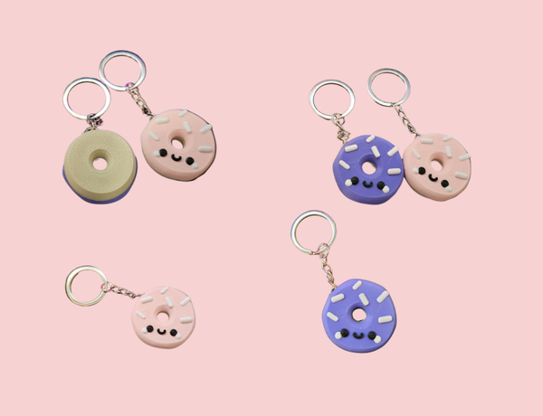 3D print - Keychain donut