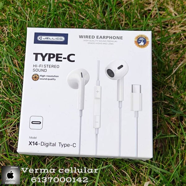 C type headphone