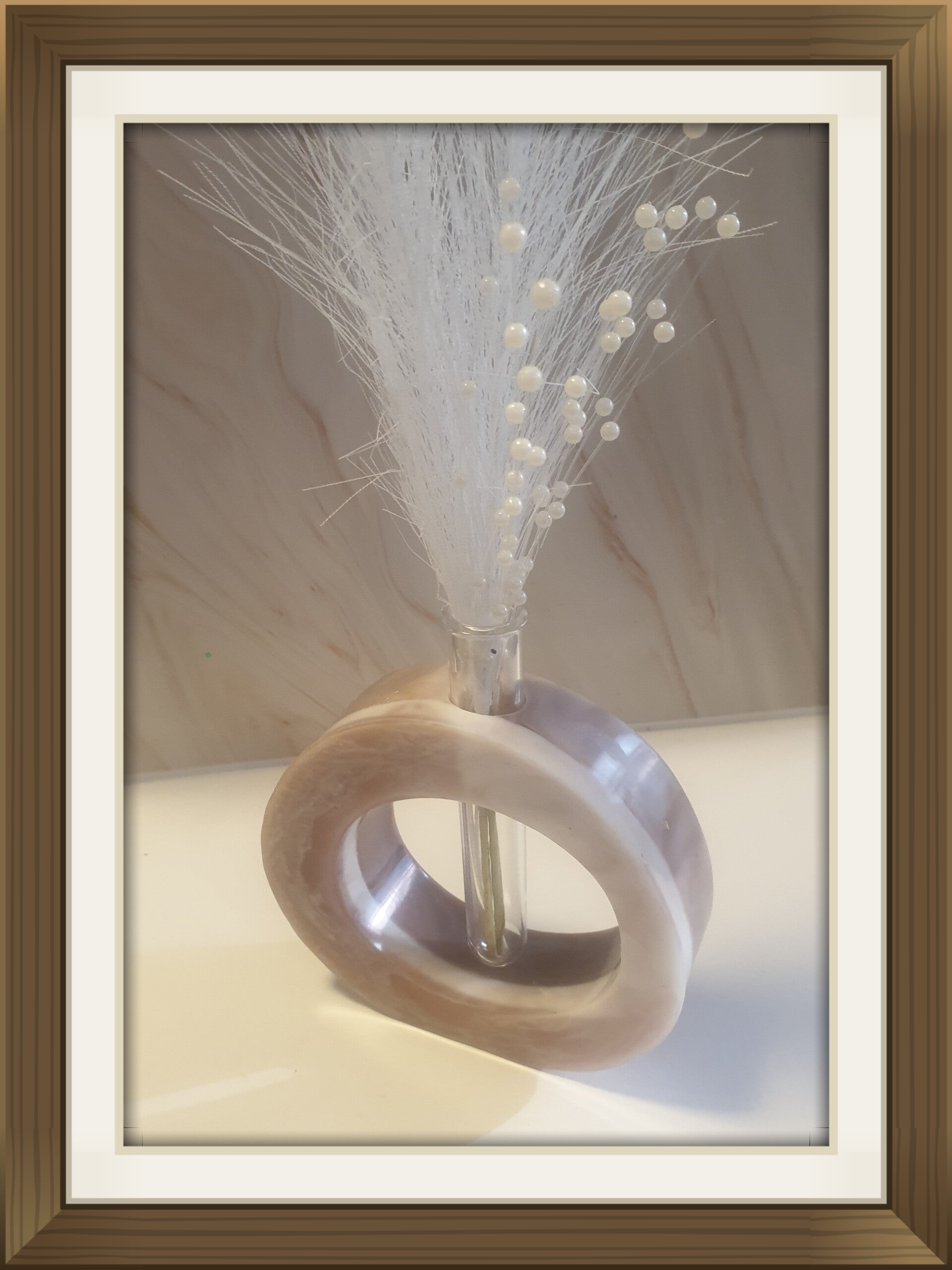 Vase tube sans lumière