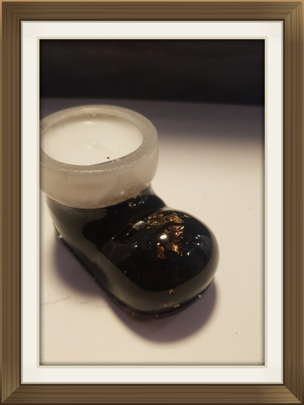 Botte de noël bougeoir