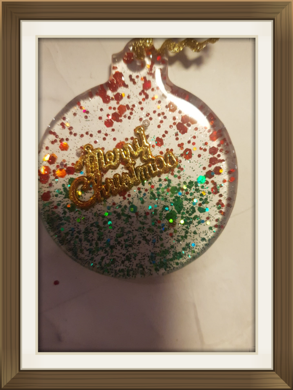 Boules transparent merry christmas