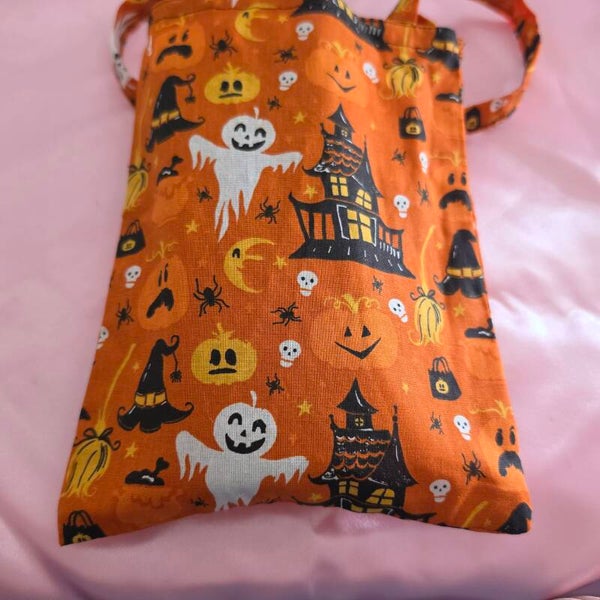 Tote bag halloween maison fantôme