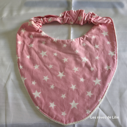 Bavoir Bandana Lilie