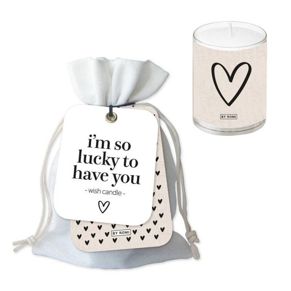 Wish candle I'm so lucky to have you