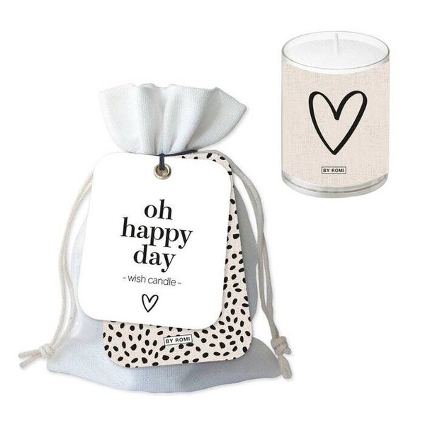 Wish candle Oh happy day