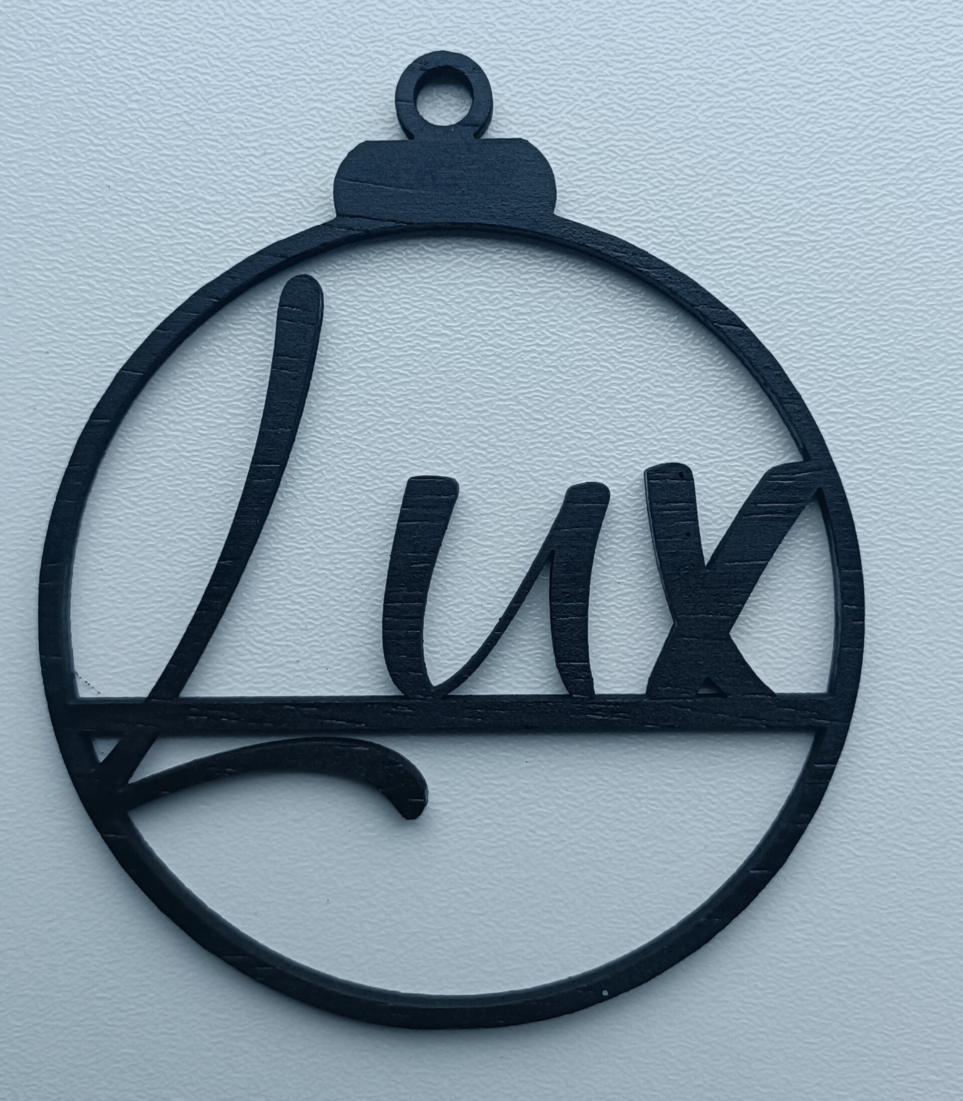 Kersthanger met naam