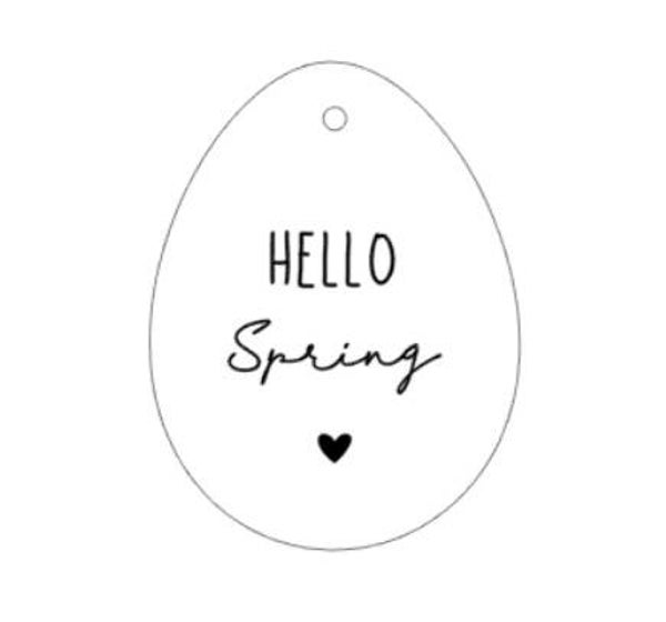 Paasei hanger Hello spring